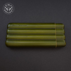 Olive 4 Slot Toscano Cigar Case