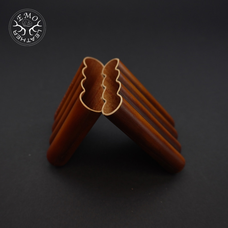 Light Brown 4 Slot Small Cigar Case | EmoLeather | Custom Leather Goods