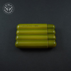 Olive 4 Slot Small Cigar Case