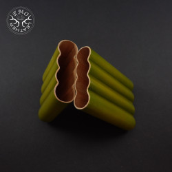 Olive 4 Slot Small Cigar Case | EmoLeather | Custom Leather Goods 2