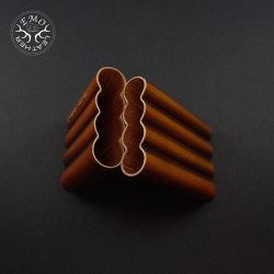 Light Brown 4 Slot Small Cigar Case | EmoLeather | Custom Leather Goods 2