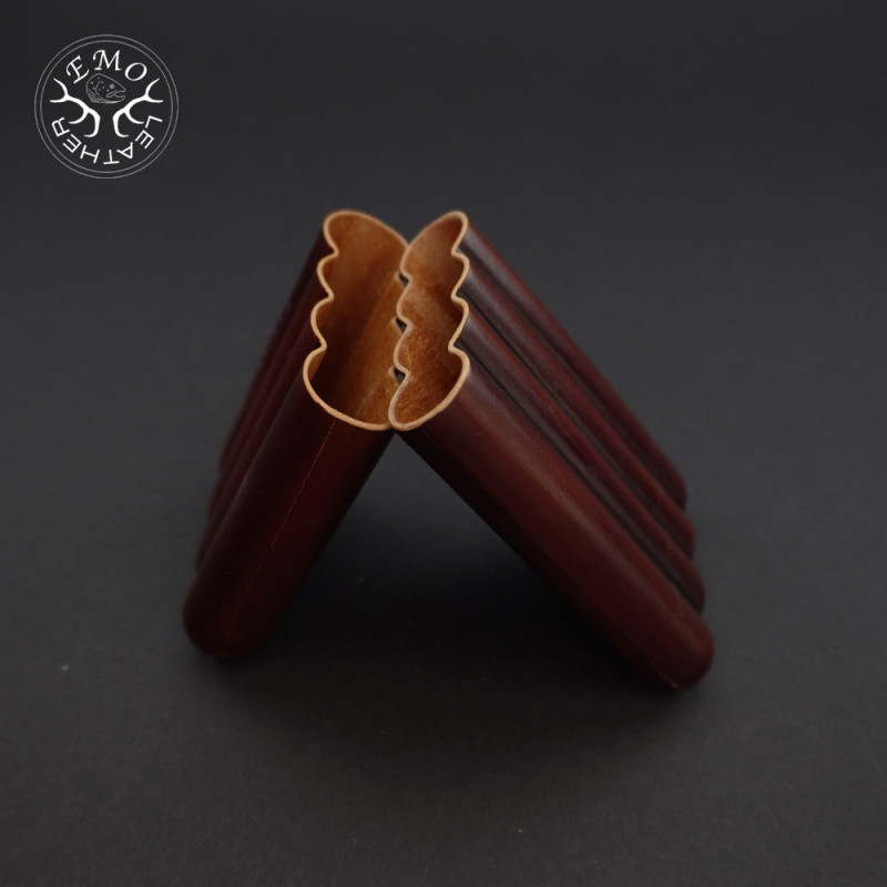 Brown Small Cigar Case | EmoLeather | Custom Leather Goods