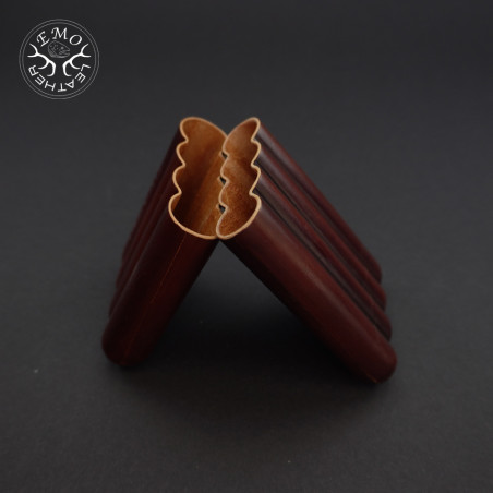 Brown Small Cigar Case | EmoLeather | Custom Leather Goods