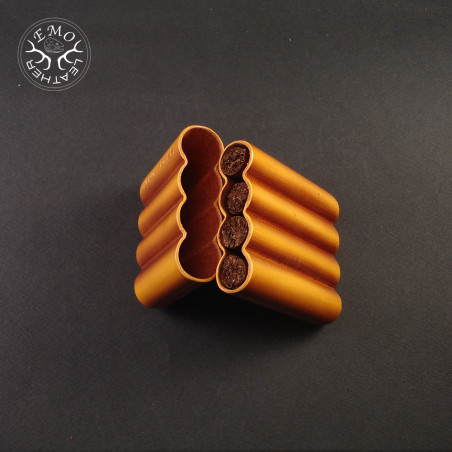 Bicolor Toscanello Case | EmoLeather | Custom Leather Goods