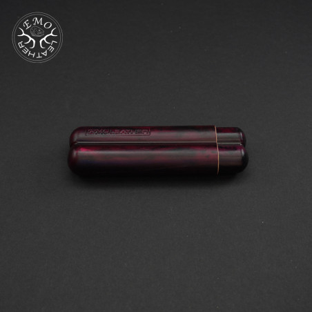 Red Black Camo 2 Slot Small Cigar Case | EmoLeather | Custom Leather Goods Red Black Camo 2 Slot Small Cigar Case | EmoLeather | Custom Leather Goods
