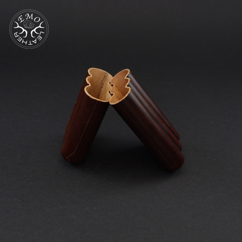 Rusty Brown 3 Slot Toscanello Case | EmoLeather | Custom Leather Goods