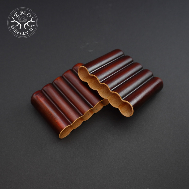 Rusty 5 Slot Toscanello Case | EmoLeather | Custom Leather Goods