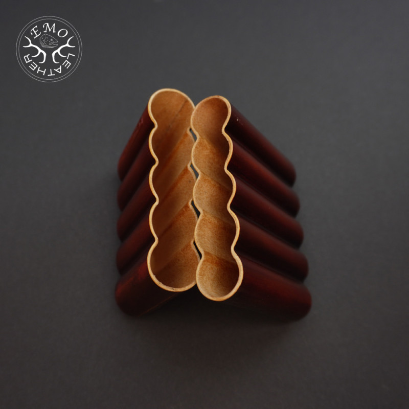 Rusty 5 Slot Toscanello Case | EmoLeather | Custom Leather Goods