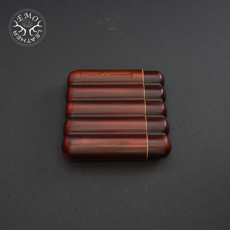 Rusty 5 Slot Toscanello Case | EmoLeather | Custom Leather Goods