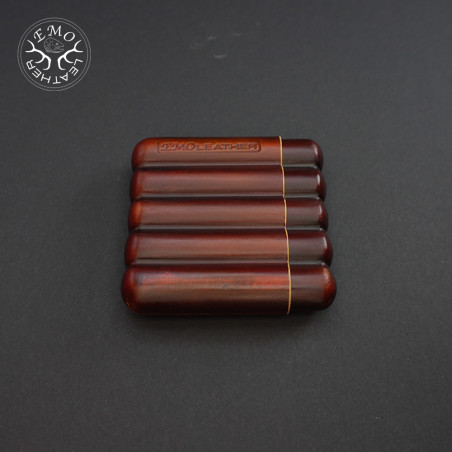 Rusty 5 Slot Toscanello Case | EmoLeather | Custom Leather Goods Rusty 5 Slot Toscanello Case | EmoLeather | Custom Leather Goods