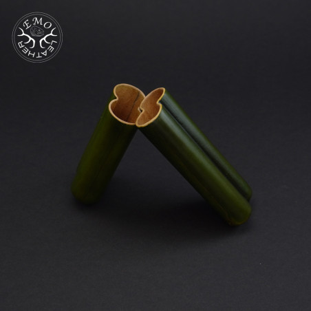 Olive 2 Slot Toscanello Case | EmoLeather | Custom Leather Goods