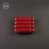 Red  4 Slot Toscanello Case | EmoLeather | Custom Leather Goods