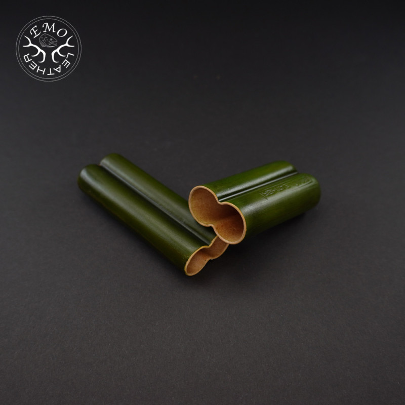 Olive 2 Slot Toscanello Case | EmoLeather | Custom Leather Goods