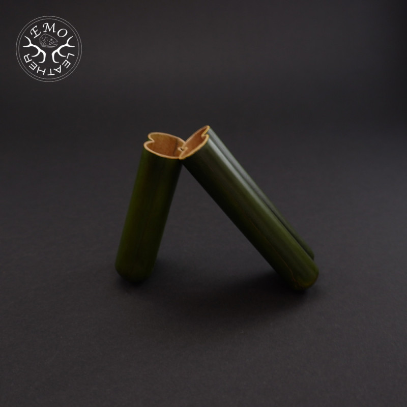 Olive 2 Slot Toscanello Case | EmoLeather | Custom Leather Goods