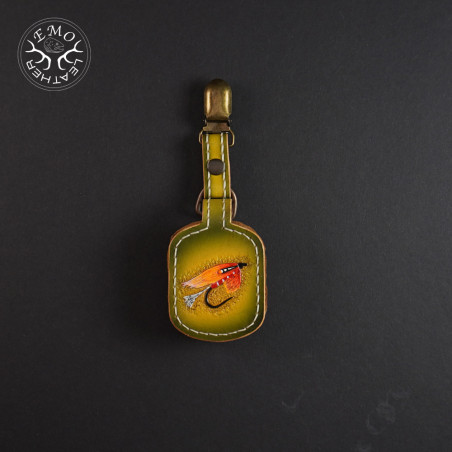 Fly Fishing Amadou Pad | EmoLeather | Custom Leather Goods