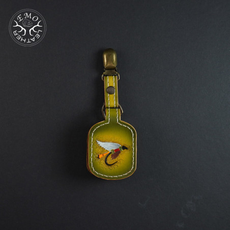 Fly Fishing Amadou Pad | EmoLeather | Custom Leather Goods