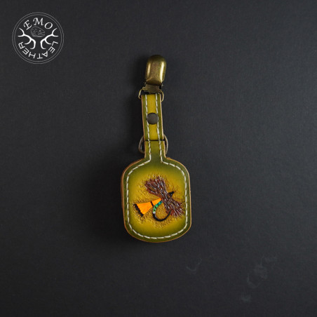 Fly Fishing Amadou Pad | EmoLeather | Custom Leather Goods