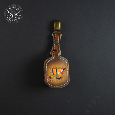 Fly Fishing Amadou Pad | EmoLeather | Custom Leather Goods