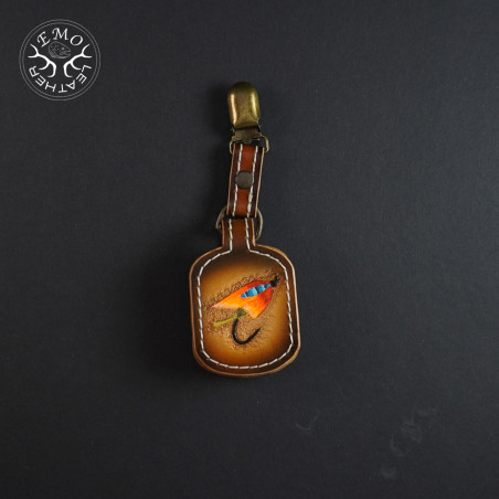 Fly Fishing Amadou Pad | EmoLeather | Custom Leather Goods