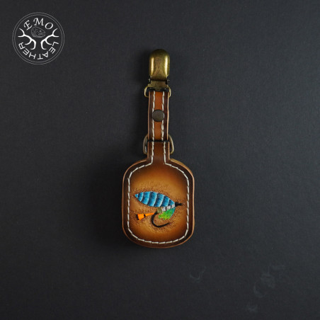 Fly Fishing Amadou Pad | EmoLeather | Custom Leather Goods