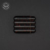 Red Black Camo 4 Slot Toscanello Case | EmoLeather | Custom Leather Goods