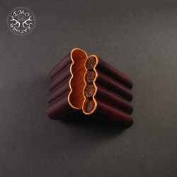 Chestnut 4 Slot Toscanello Case | EmoLeather | Custom Leather Goods 2