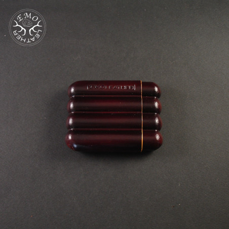 Chestnut 4 Slot Toscanello Case | EmoLeather | Custom Leather Goods Chestnut 4 Slot Toscanello Case | EmoLeather | Custom Leather Goods