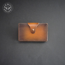Horizontal Cash Pocket 10 Card Holder