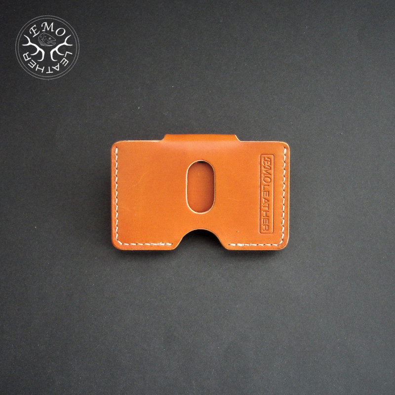 Horizontal Quick Access 10 Card Holder | EmoLeather | Custom Leather Goods