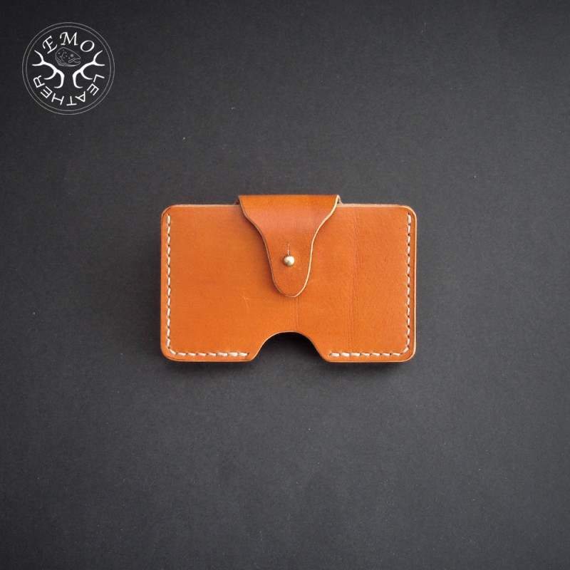 Horizontal Quick Access 10 Card Holder | EmoLeather | Custom Leather Goods