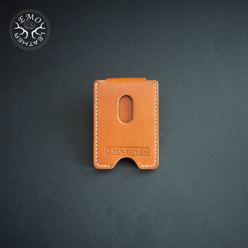 Vertical Quick Access 10 Card Holder | EmoLeather | Custom Leather Goods