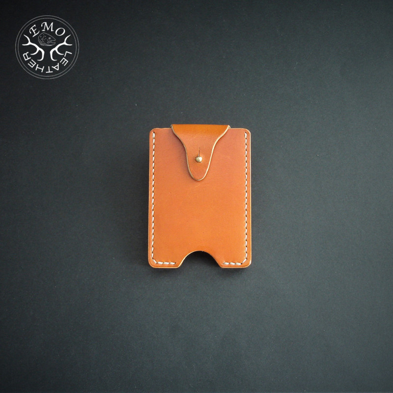 Vertical Quick Access 10 Card Holder | EmoLeather | Custom Leather Goods
