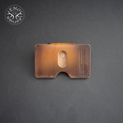 Horizontal Quick Access Card Holder | EmoLeather | Custom Leather Goods 2