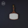 Brown Single Fly Pad | EmoLeather | Custom Leather Goods
