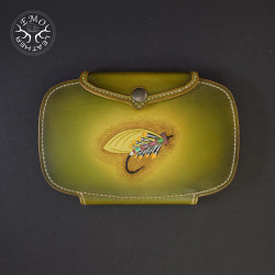 Olive Salmon Double Fly Pad