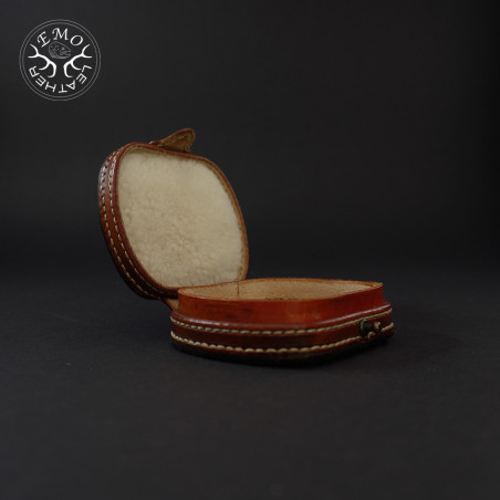 Small Brown Fly Box | EmoLeather | Custom Leather Goods