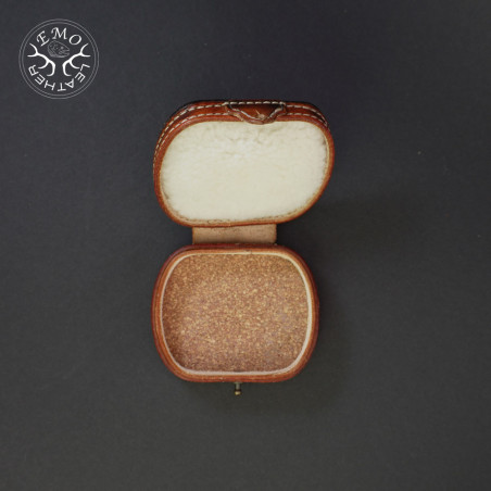 Small Brown Fly Box | EmoLeather | Custom Leather Goods