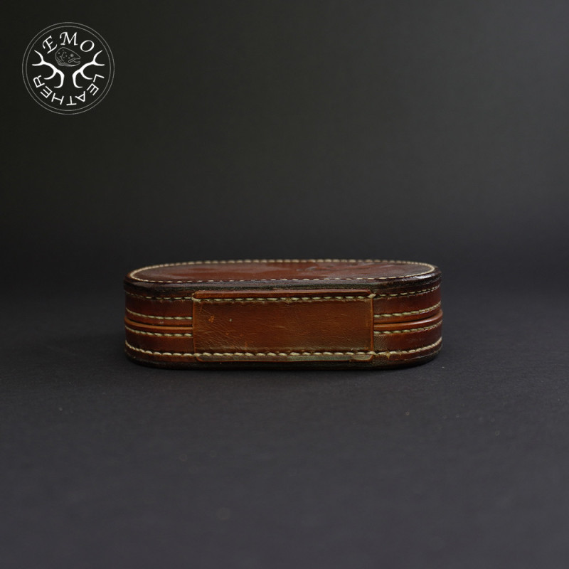 Brown Medium Fly Box | EmoLeather | Custom Leather Goods