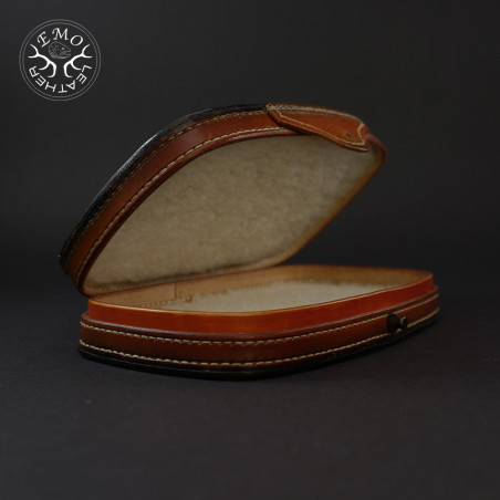 Salmon Fly Box | EmoLeather | Custom Leather Goods