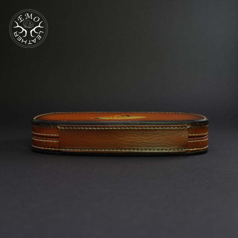 Salmon Fly Box | EmoLeather | Custom Leather Goods