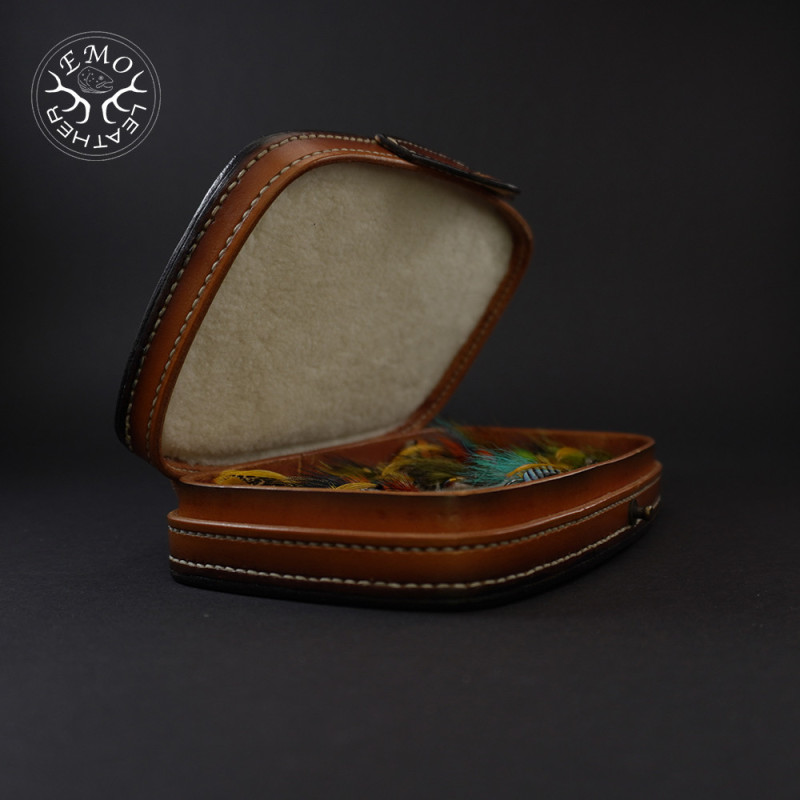 Extra Large Fly Box | EmoLeather | Custom Leather Goods