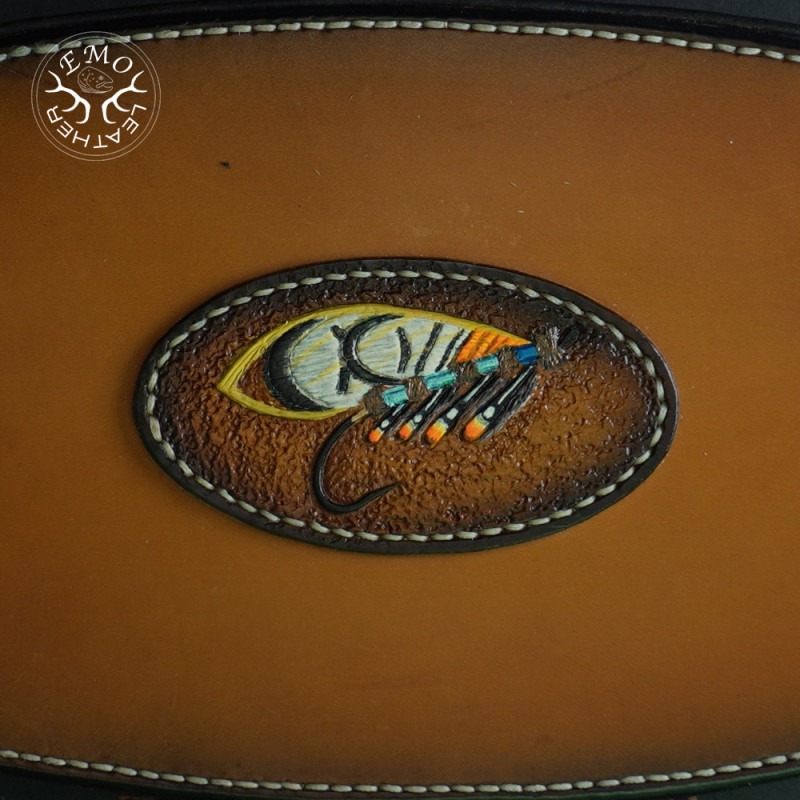 Extra Large Fly Box | EmoLeather | Custom Leather Goods