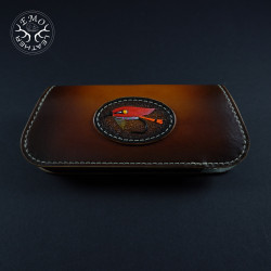 Vintage Brown Glasses Case