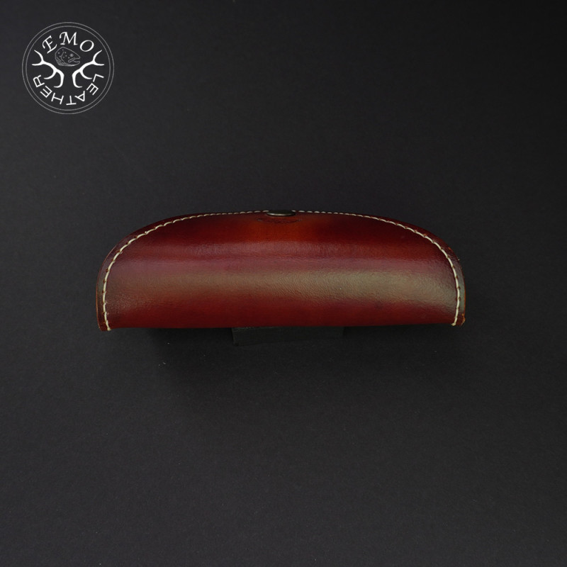 Classic Leather Glasses Case | EmoLeather | Custom Leather Goods