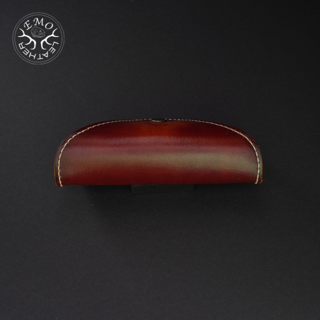 Classic Leather Glasses Case | EmoLeather | Custom Leather Goods