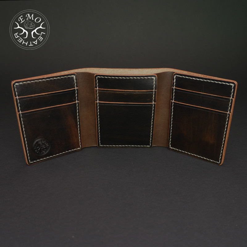 Trifold Wallet | EmoLeather | Custom Leather Goods
