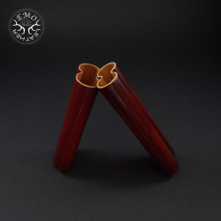 Rusty Corona 2 Slot Cigar Case | EmoLeather | Custom Leather Goods 2