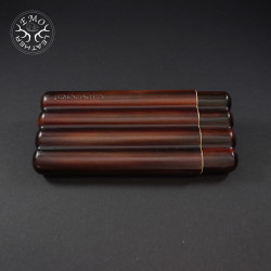 Rusty Corona Long 4 Slot Cigar Case