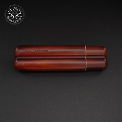 Brown 2 Slot Churchill Cigar Case