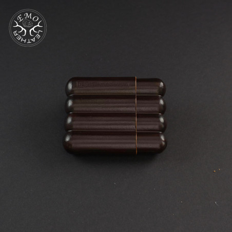 Brown 4 Slot Toscanello Case | EmoLeather | Custom Leather Goods Brown 4 Slot Toscanello Case | EmoLeather | Custom Leather Goods